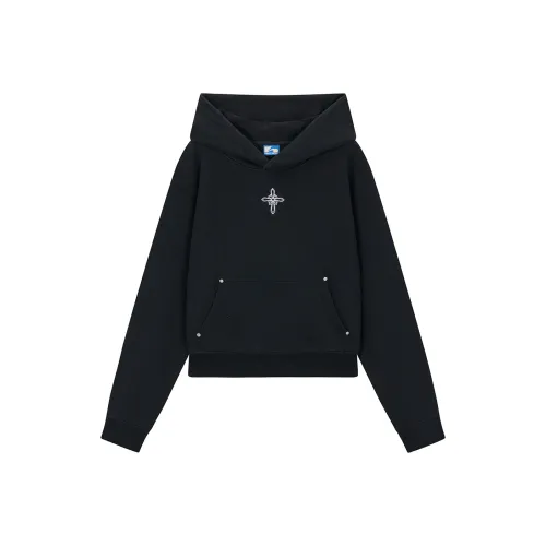 Heartboon Sweatshirt Women's Gray Black