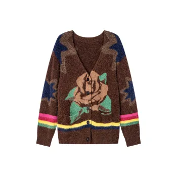 UOOYAA Knitwear Women's Coffee