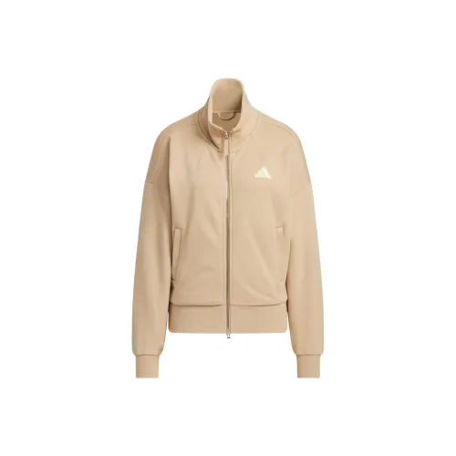 Adidas LOGO KN JKT Jacket Women's Warm Sand