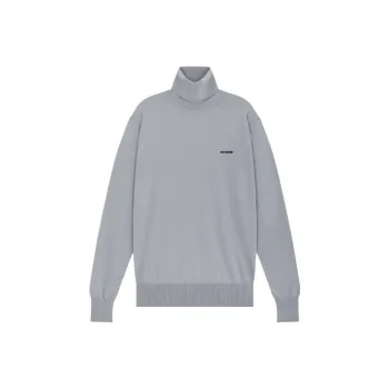 WE11DONE Logo embroidered Roll neck Top
