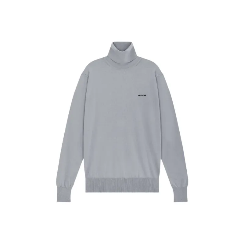 WE11DONE Logo embroidered Roll neck Top-0