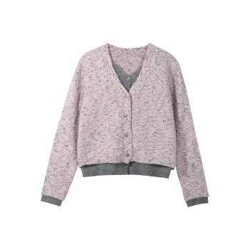 MISHOW Knitwear Women's Pink Gray