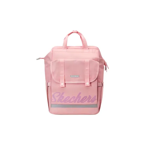 Skechers Fabric Handbag, Backpack Regular Unisex Coral Pink