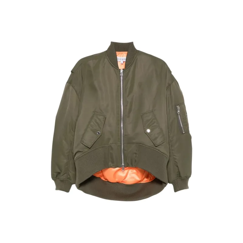 JW Anderson Curved hem Bomber Jacket-0