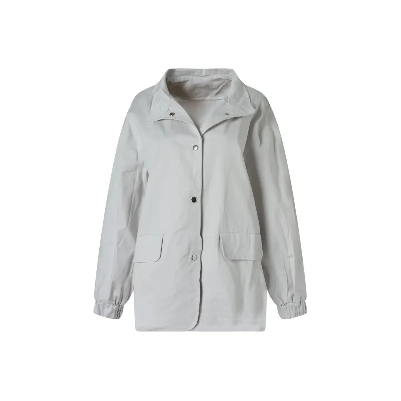 BEAUTIFUL CONFESSION Jackets Women's Silver Gray-0