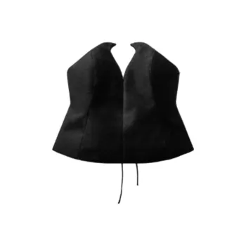 ZARA Halloween Limited Edition Series Strapless Tops Women's Black