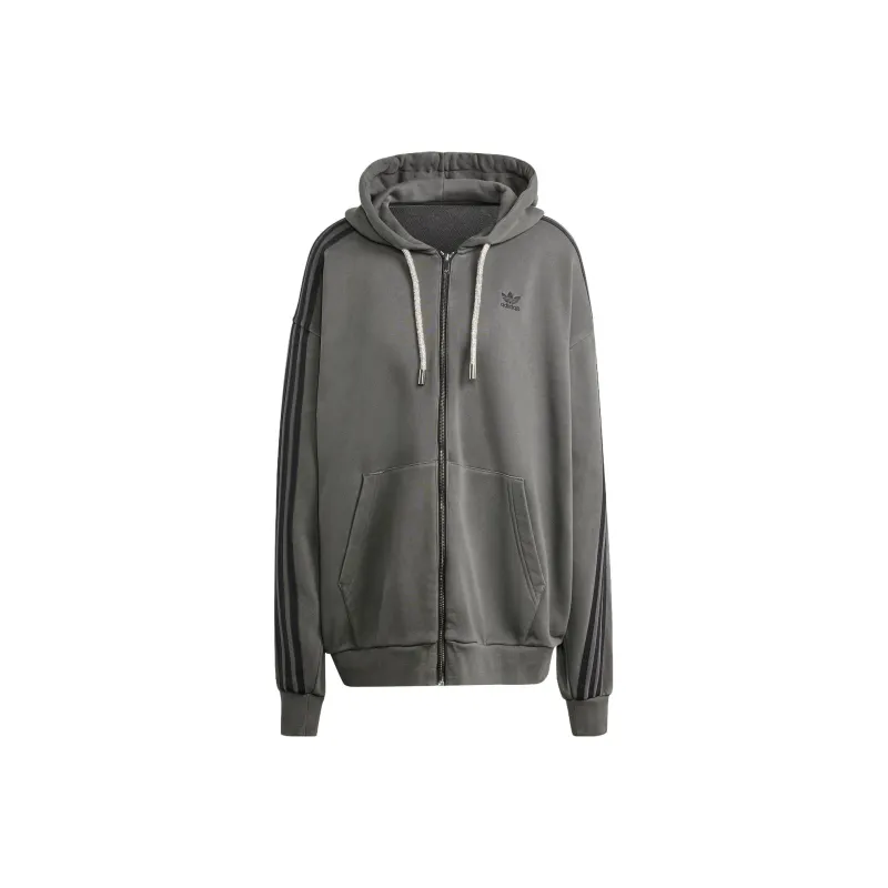 Adidas Originals Logo embroidered Hooded Jacket-0