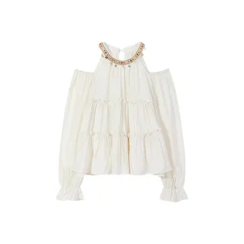 POPO.INFO Shirts Women's Light Apricot