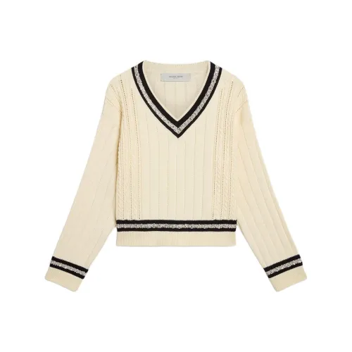 Golden Goose V Neck Embellished Jumper