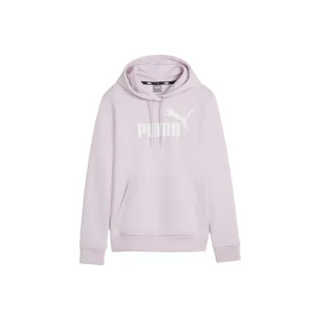 PUMA Essentials Logo FL Women's Hoodie Sweatshirt Women's Light Purple