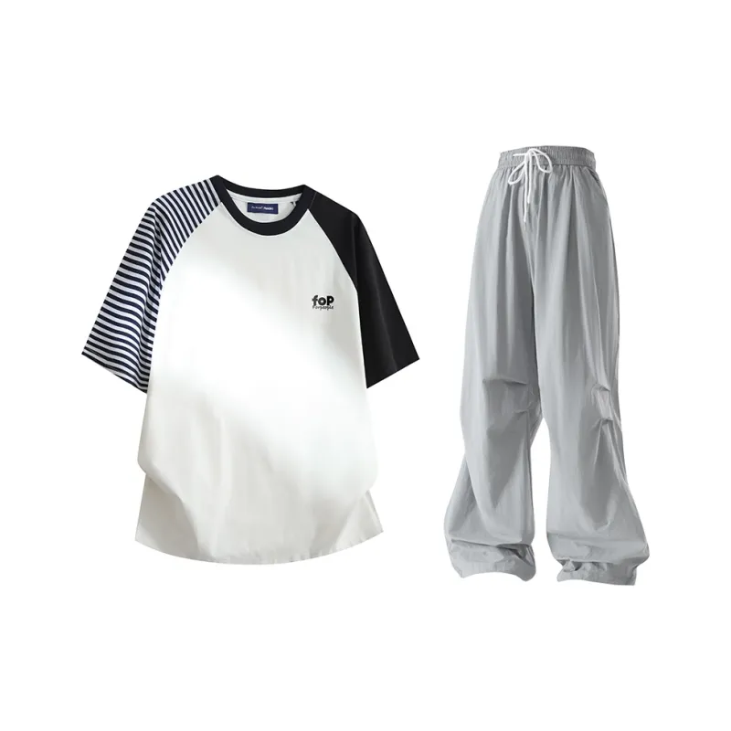 FAX FOR FMACM T Shirt Unisex Black White Stripes-6