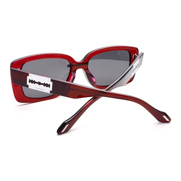 THE OWNER Plate Frame Rectangular Sunglasses Unisex-17
