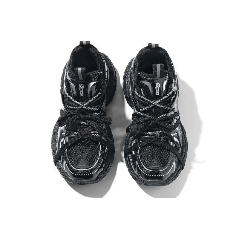 REPUSEN Height Increasing Abrasion Resistant Lightweight Breathable Slip Resistant Low Top Running Shoes Unisex-2