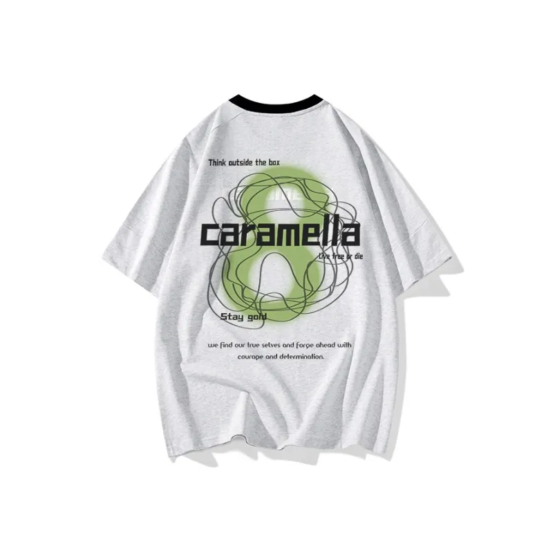 Caramella Drop Shoulder Sleeve T Shirt Women's-6