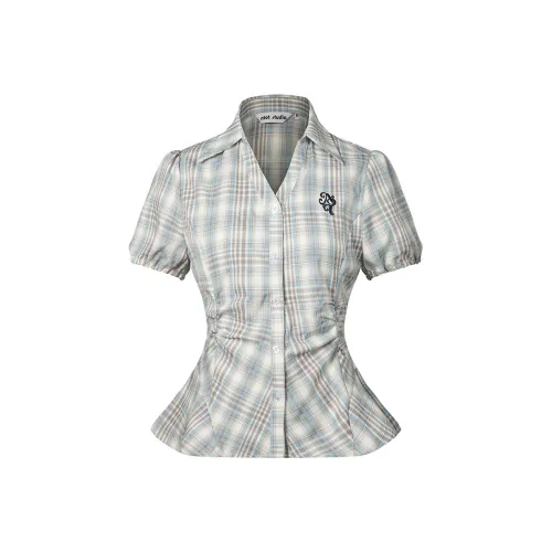 NTOT Logo-Stickerei Women's Gray Blue