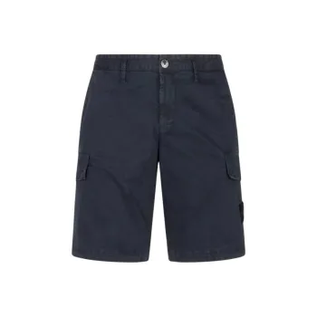 STONE ISLAND Compass Patch Slim Fit Cargo Shorts