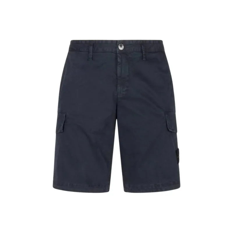 STONE ISLAND Compass Patch Cargo Shorts-0
