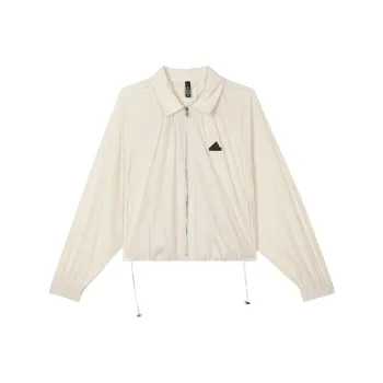 adidas Women's Collared Sport Jacket 'Brown/Black'