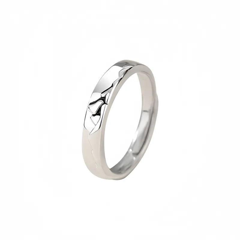 Zocai S999 Fine Silver Rings Unisex-5