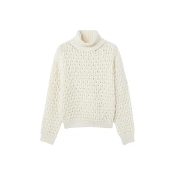 Loro Piana FW24 Cashmere Sweater Women's Snow White