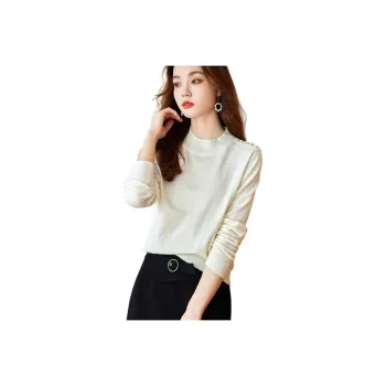 MT Knitwear Women's White