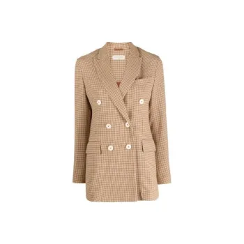Circolo 1901 Houndstooth Double breasted Blazer