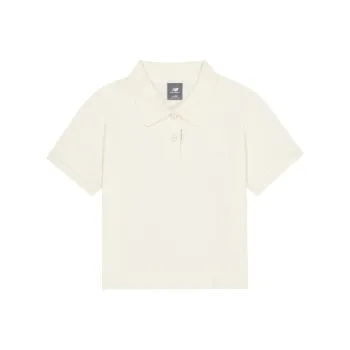 New Balance Polo Shirt Women's Ivory White