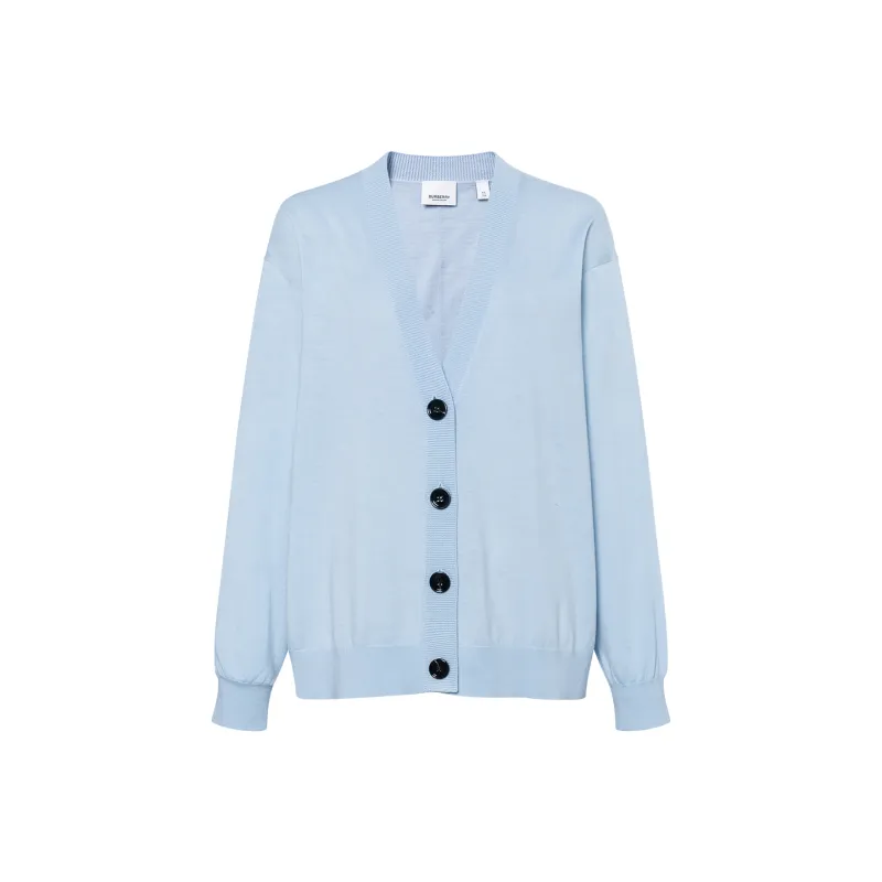 Burberry FW23 Knitwear Women's Light Gray Blue-0