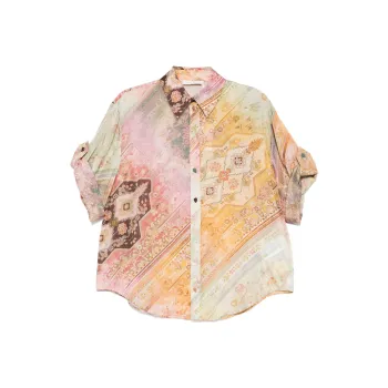 Zimmermann Tallow Relaxed Shirt