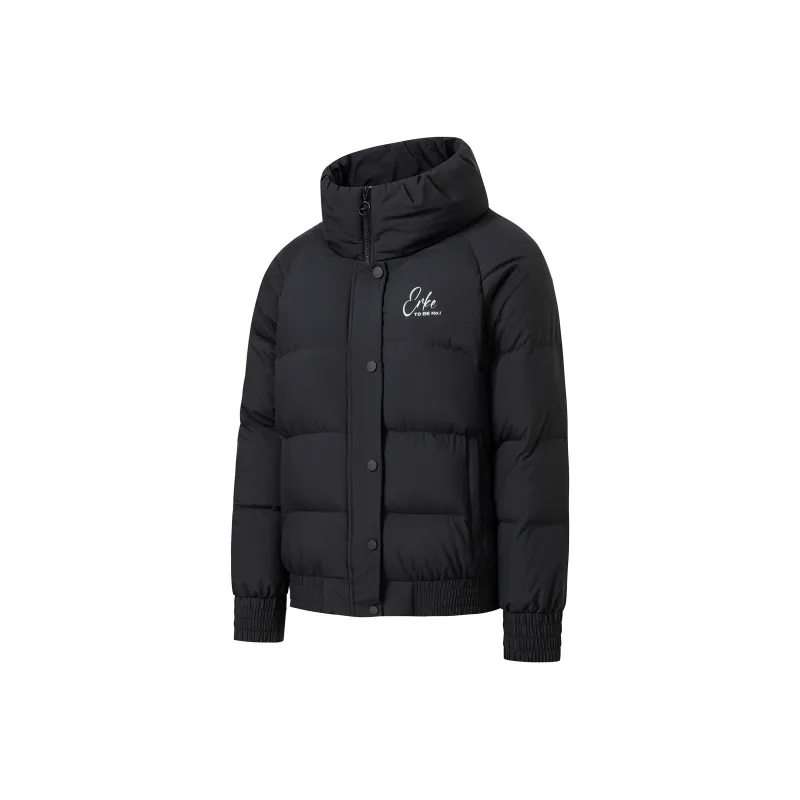 Erke Down Jackets Women's Jet Black-0