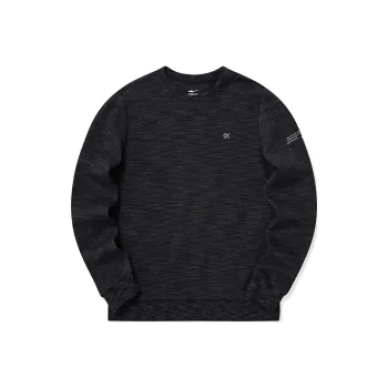 Erke Sweatshirt Women's Wood Grain Black Heather Gray