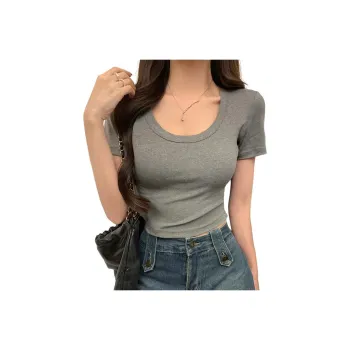 Urban Beauty Set in Sleeve T Shirt Women's Gray