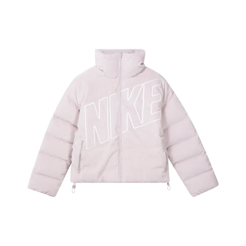 Nike Down Jackets Women's Gray Purple-0