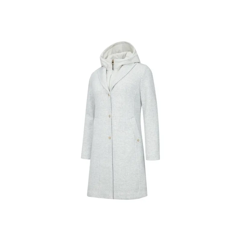 RAPIDO Jackets Coats Women's Light Velvet Gray-0