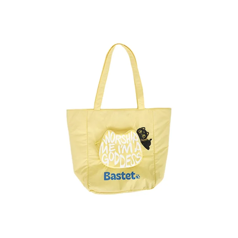The British Museum Fabric Shoulder Bag Women's Yellow-0