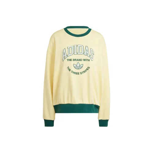 Adidas Originals Vrct Graphic Sweatshirt Women's Yellow