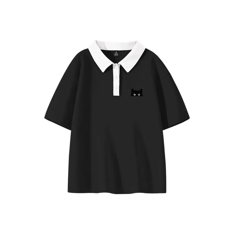 Cotton Polo Shirts Women's-0