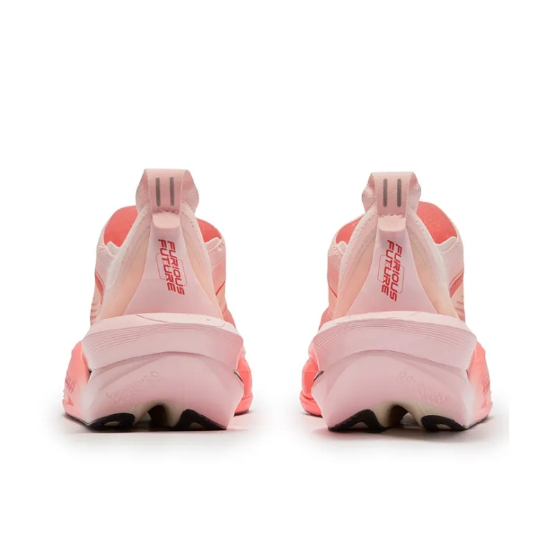 361° Cushioning, Slip Resistant, And Abrasion Resistant Low Top Casual Running Shoes Unisex Neon Light Coral-3