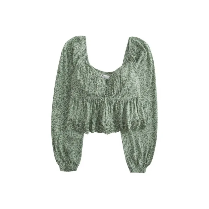Hollister Shirt Women's Mint Green-0
