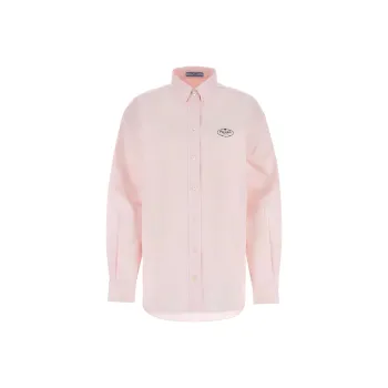 PRADA Logo Detailed Oversized Shirt