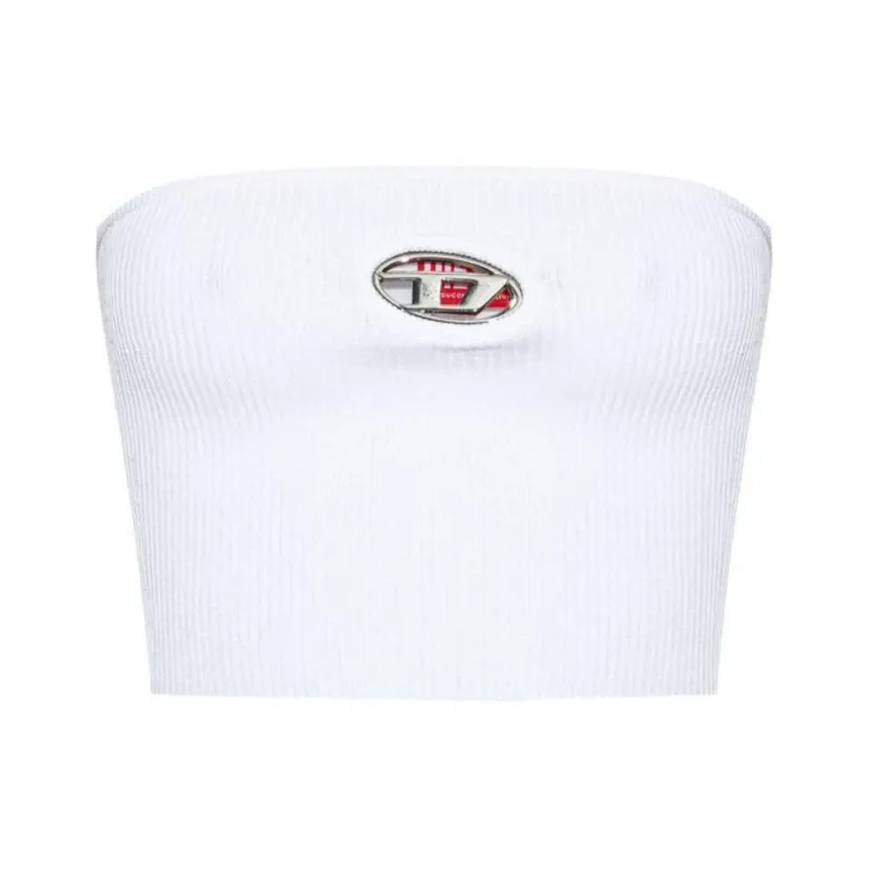 DIESEL M Clarksvillex Logo Plaque Tube Top-0