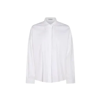 Brunello Cucinelli Embellished Curved Hem Shirt