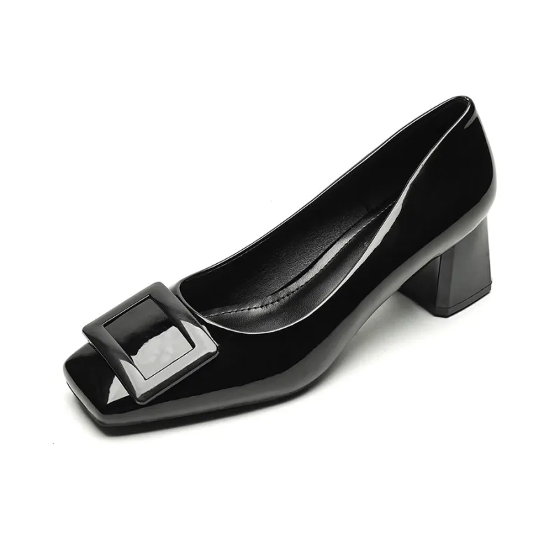Lan Miao Chunky Heel High Heels Women's-3