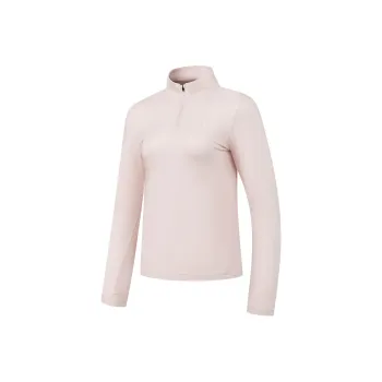 QIAODAN T Shirt Women's Sheer Pink