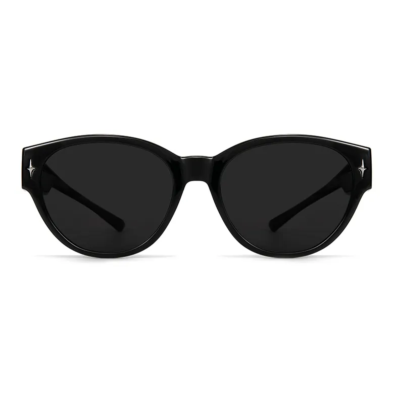 MK MINGKU TR/Memory Plastic Round Sunglasses Unisex-1