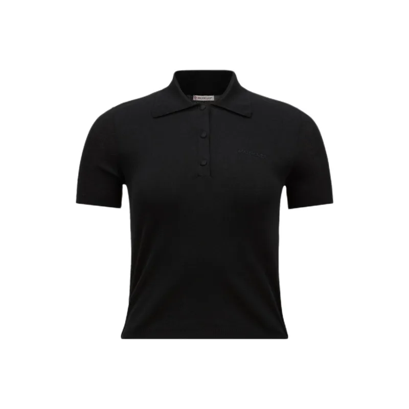 Moncler Polo Shirt Women's Black-0