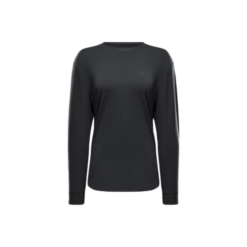 Nike Dri Fit One FW24 Drop Shoulder Sleeve T Shirt Women's Dark Smoke Gray