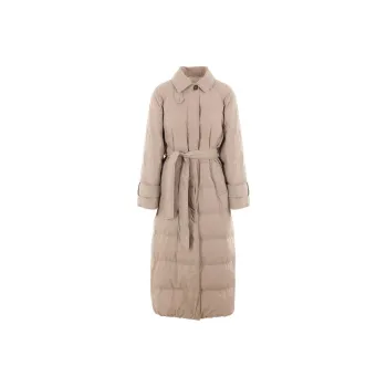 Brunello Cucinelli Belted Long Down Jacket