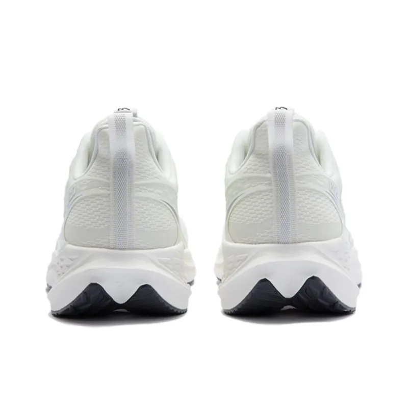 361° Anti Slip Wear Resistant Low Top Casual Training Sprint Running Shoes Men's Feather White-3