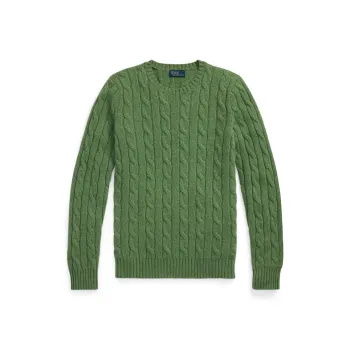 Polo Ralph Lauren FW24 Cashmere Sweater Women's Green